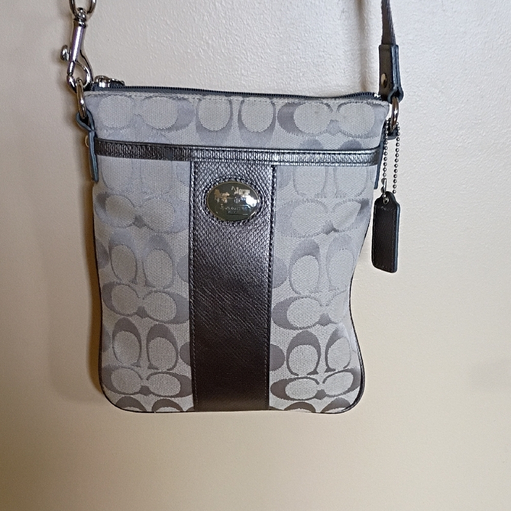 Coach Metallic Sutton Signature Crossbody - Picture 15 of 15